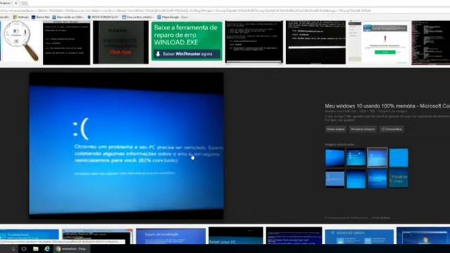 Como corrigir Erro de inicialização winload.exe no WINDOWS 10 смотреть онлайн