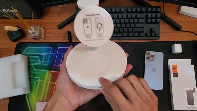 Unboxing SwitchEasy 4 in 1 magnetic wireless charger смотреть онлайн