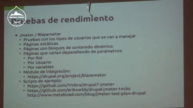 Drupal 7 para sitios de alto rendimiento y alta disponibilidad - DrupalPicchu 2014 смотреть онлайн
