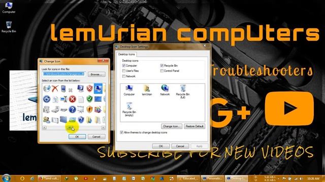 Windows 7 Desktop Icons смотреть онлайн