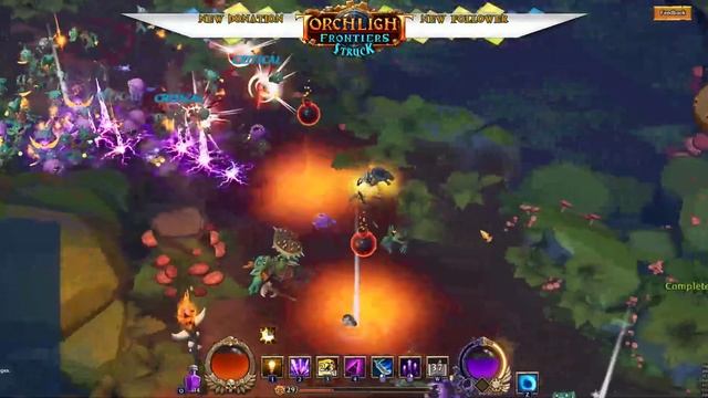 Torchlight Frontiers Closed Alpha 3 gameplay. Endgame farming in 1080p ultrawide. смотреть онлайн