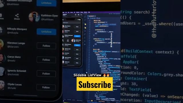 Slidable list view in ios development fluttee developer #flutter #ios #developer #unique #design #u смотреть онлайн