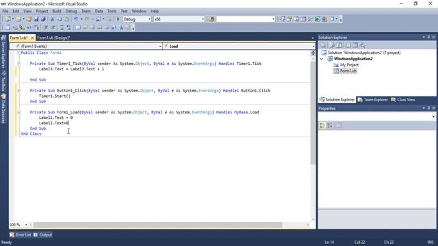 เขียนโปรแกรมจับเวลาด้วย Visual studio 2010 смотреть онлайн