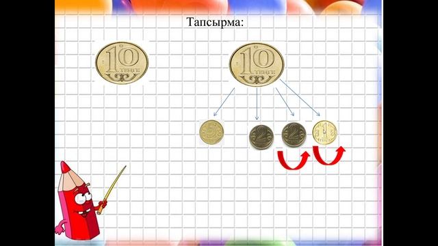 Ақшаны ұсақтау Математика 1 кл Достаева Ж Г 07 04 2020 17 59 39 смотреть онлайн
