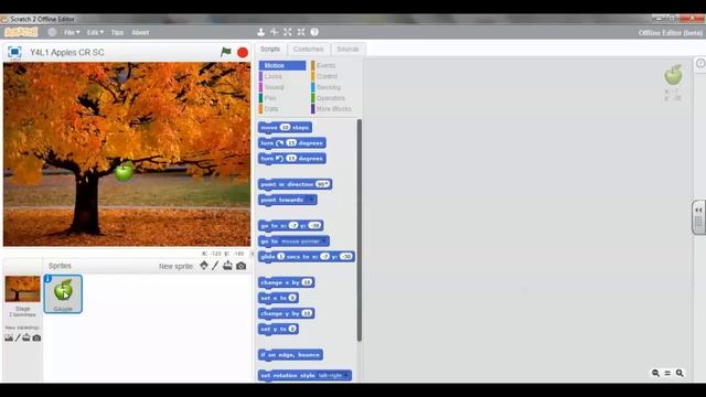 Y4L1 Task 3 Apples and Aliens Scratch Tutorial Age 8-9 смотреть онлайн