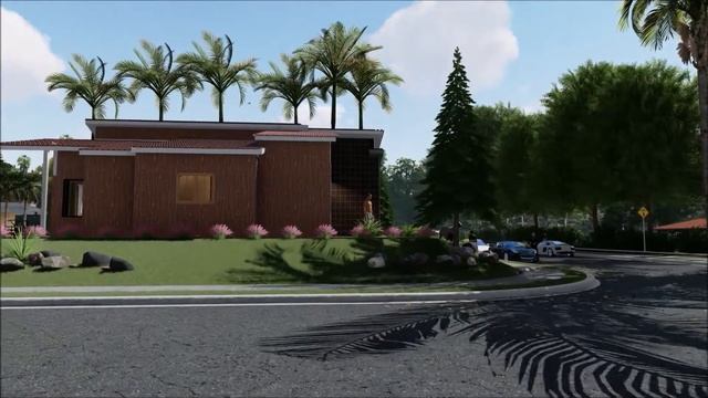 3D Walkthrough Animation of a house using Lumion 10 pro. смотреть онлайн