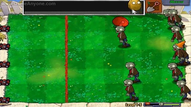 Plants Vs. Zombies HD - Level 1-5 смотреть онлайн