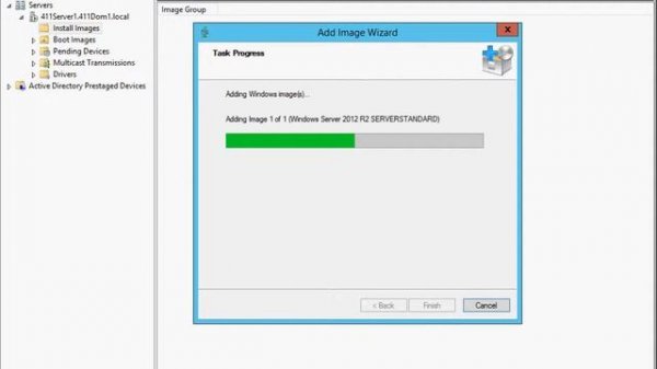 Create Install Image with WDS console