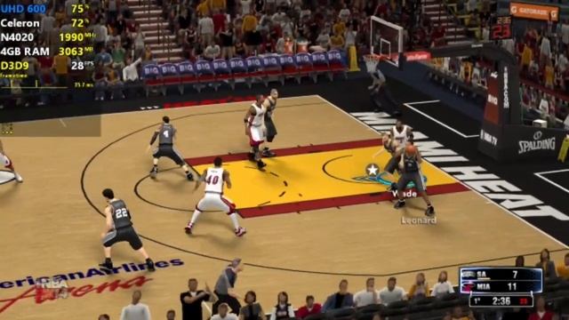 NBA 2K14 | Celeron N4020 + UHD 600 | 4GB RAM смотреть онлайн