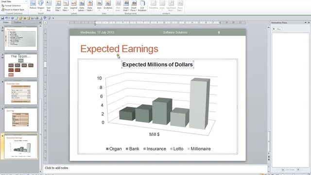 Microsoft PowerPoint 2010 Video 34 Charts смотреть онлайн