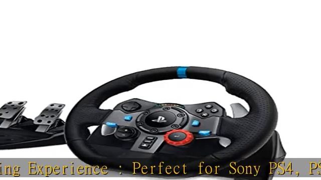 Logitech G29 Driving Force Racing Wheel and Floor Pedals, Real Force Feedback, Stainless Steel Padd смотреть онлайн
