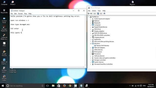 A fix to brightness key not working in a dell laptop on upgrade from win8.1 to win10 ..... смотреть онлайн