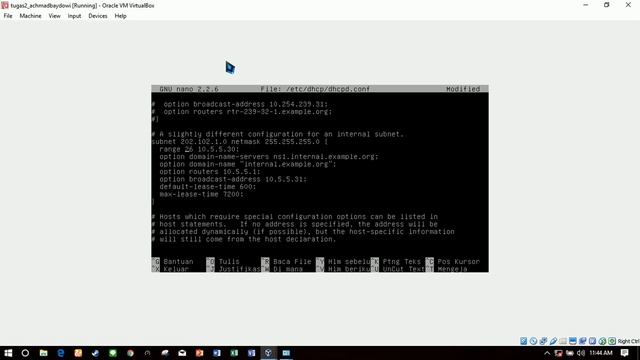 tutorial konfigurasi DNS, DHCP, FTP SERVER смотреть онлайн