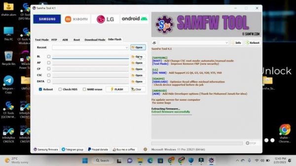 New Update SamFw Tool V4.1 Samfw Frp Tool & Flash Tool