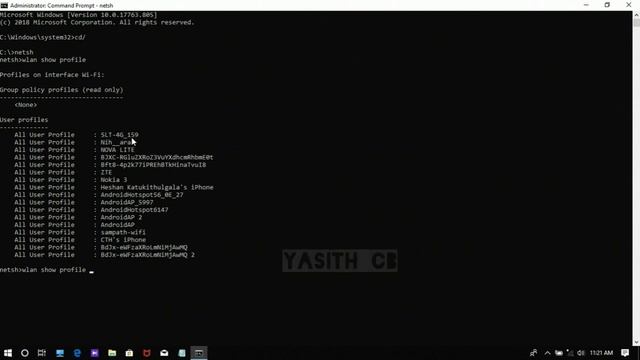 CMD Show Wi Fi Password Windows 10,8,7,XP смотреть онлайн