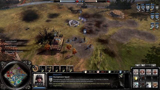 Company Of Heroes 2 Lienne Forest Gameplay Fortifications Doctrine