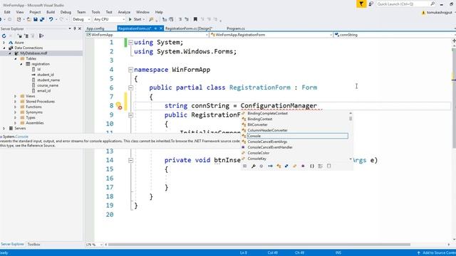 Insert Data in Database in Windows Application using C# Dot Net | By : Mukesh Rajput смотреть онлайн
