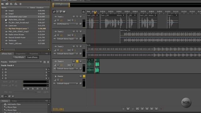 Audition CS5.5 Tutorial - Adding Music & FX - 10 смотреть онлайн