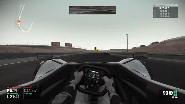 BAC Mono Dubai Club RSRSimRacing Project Cars League Split 2 27/02/17