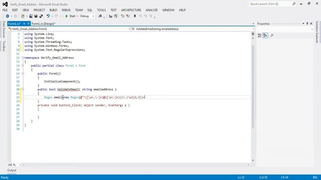 How To Create Program [ Verify Email Using C#/WinForms ] By CSharp/WinForms смотреть онлайн