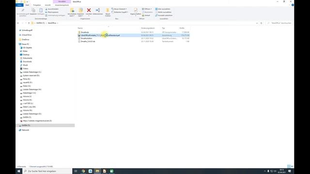 Teil 1 Installation von LibreOffice als Portable Variante смотреть онлайн