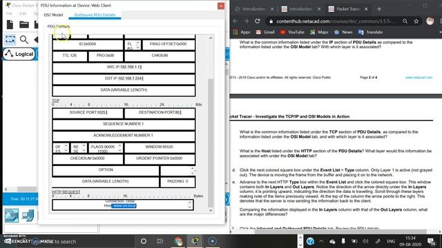 Investigate the TCP/IP and OSI Models in Action смотреть онлайн