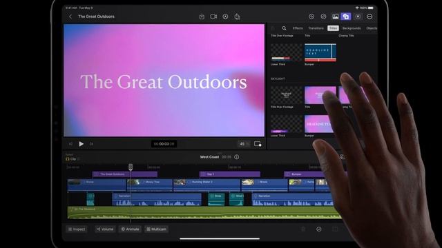 Final Cut Pro on iPad - WOW! Apple смотреть онлайн
