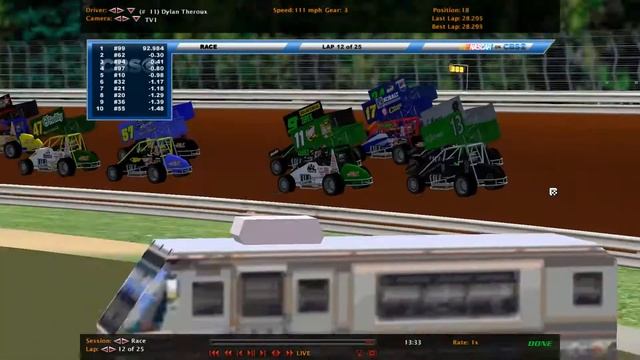 ISCR Sprint Cars Series 9/16 S1 - Mac Tools 100 @ Springfield смотреть онлайн