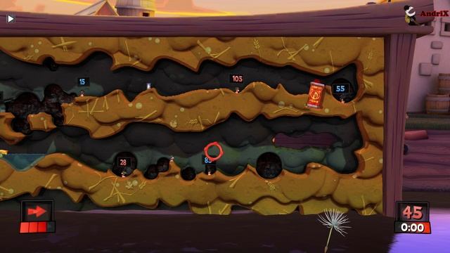 Worms Revolution (co-op). Серия 1 - Ночная упория смотреть онлайн