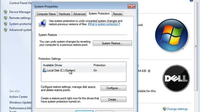 How to disable system restore in Windows 7 смотреть онлайн