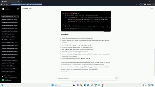 python selenium scroll down popup смотреть онлайн