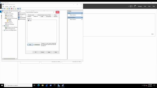 Windows Operating System Lab 3 Windows User Permissions смотреть онлайн