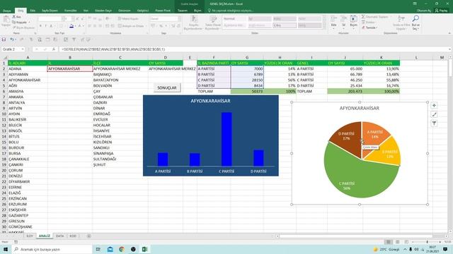 EXCEL VBA GENEL SEÇİM SONUÇLARI смотреть онлайн