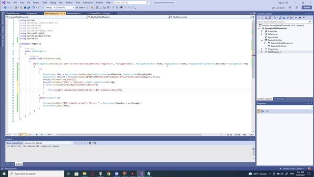 [Tutorial] How to Overwrite Shell using RegistryKey смотреть онлайн