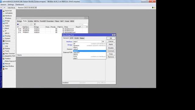 Como acer un "Bridge o puente" en Mikrotik смотреть онлайн