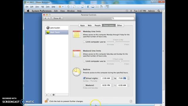 Parental Controls (Mac OS X) смотреть онлайн