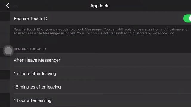 Use Face ID & Touch ID on IOS FB Messenger App смотреть онлайн