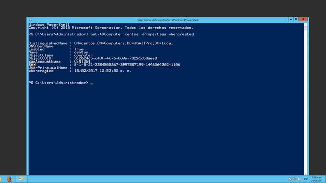 Windows Server 2012 R2 - Saber fecha de unión de equipos al dominio de Active Directory смотреть онлайн