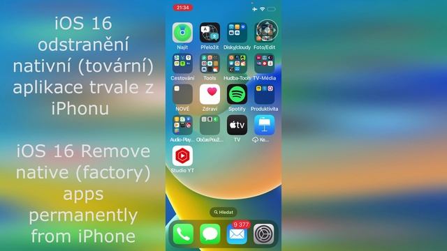 iOS 16-NOVINKA: Trvalé odstranění nativní aplikace.Permanent removal of native apps. (#20) смотреть онлайн
