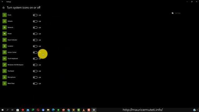 How To Show Action Center Icon On Taskbar On Windows 10 смотреть онлайн