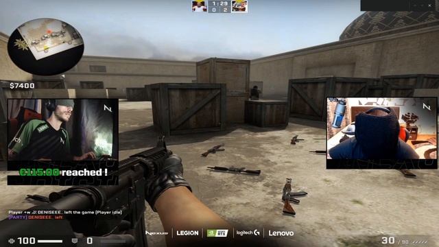 IMOGEN SI PALASH (1V1) | CHALLENGE LEGATI LA OCHI (CS:GO)😂😂 смотреть онлайн