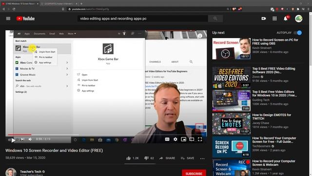 1160 Windows 10 Screen Recorder and Video Editor FREE YouTube Brave 2020 10 11 19 22 10 смотреть онлайн