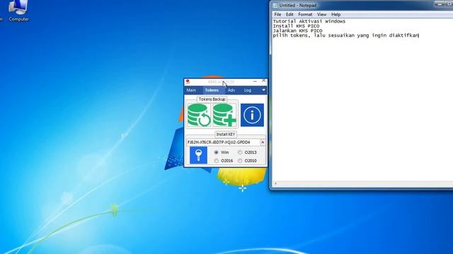 Tutorial Aktivasi Windows atau Office dengan KMS PICO смотреть онлайн