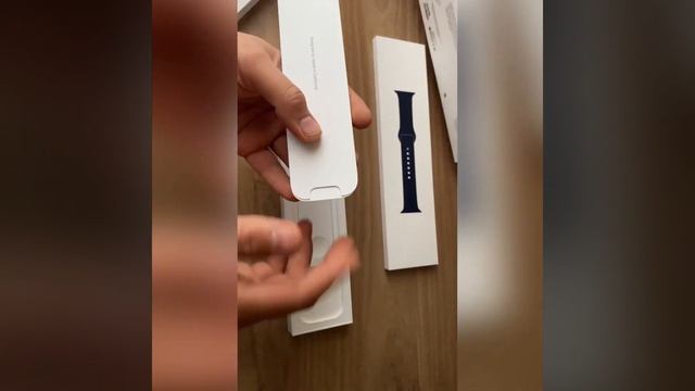 Unboxing Apple Watch Series 6 Blue 44mm 4K Video Short смотреть онлайн