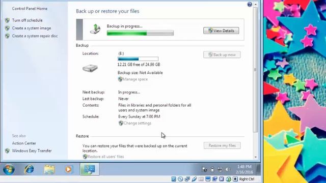 Tutorial backup & restore windows 7 di virtual box смотреть онлайн