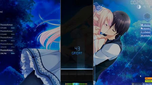 osu!mania | L'Amour Toujours feat. Delaney Jane (Nightcore Mix) Dzeko & Torres смотреть онлайн