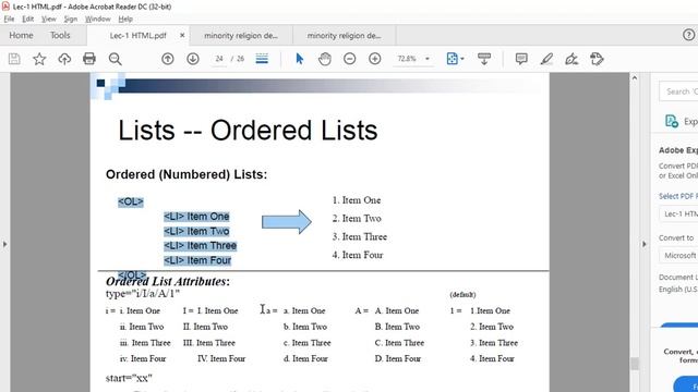 Lect-2 HTML смотреть онлайн