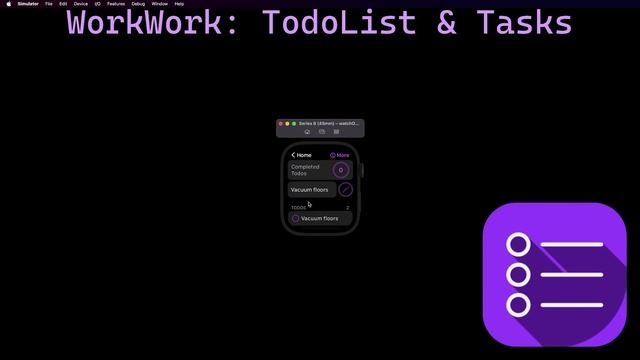 WorkWork Watch - watchOS App - Walkthrough смотреть онлайн