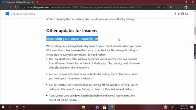 Windows 10 Build 20236 released to Dev channel with Display Refresh Rate |Arman's Knowledge| смотреть онлайн