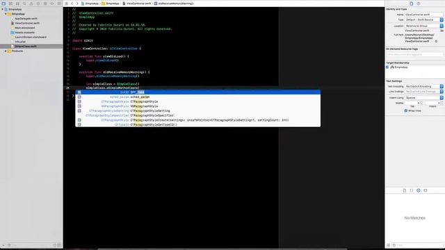 Xcode - code creation/refactoring example смотреть онлайн